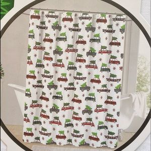 Cynthia Rowley Shower Curtain 72x72" Christmas